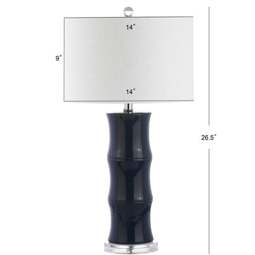 Tiki 26.5" Ceramic LED Table Lamp - JONATHAN Y